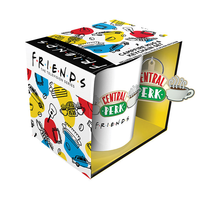 Friends (Central Perk)  Campfire Mug and Keychain Set