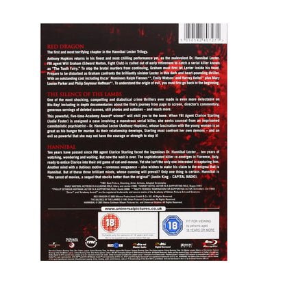 The Hannibal Lecter Trilogy - 3 Disc Collection - Blu-Ray