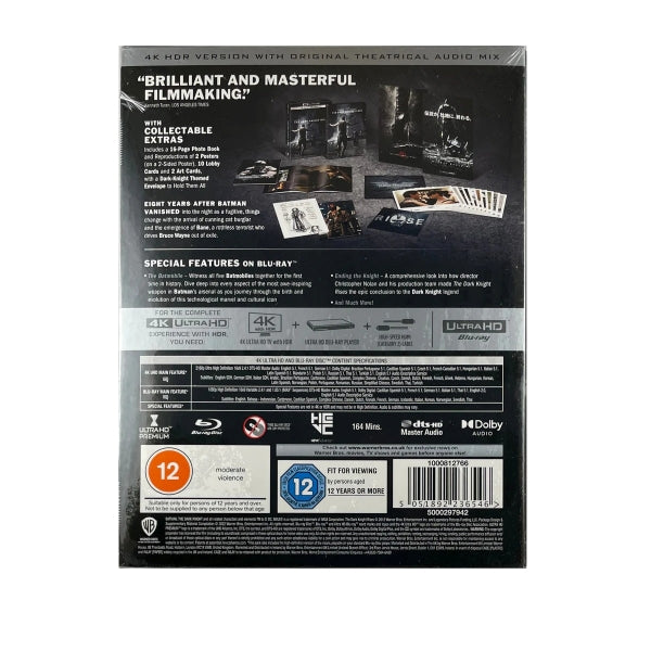 Batman The Dark Knight Rises Ultimate Collectors Edition 4K Steelbook Boxset. Shop now online in uae