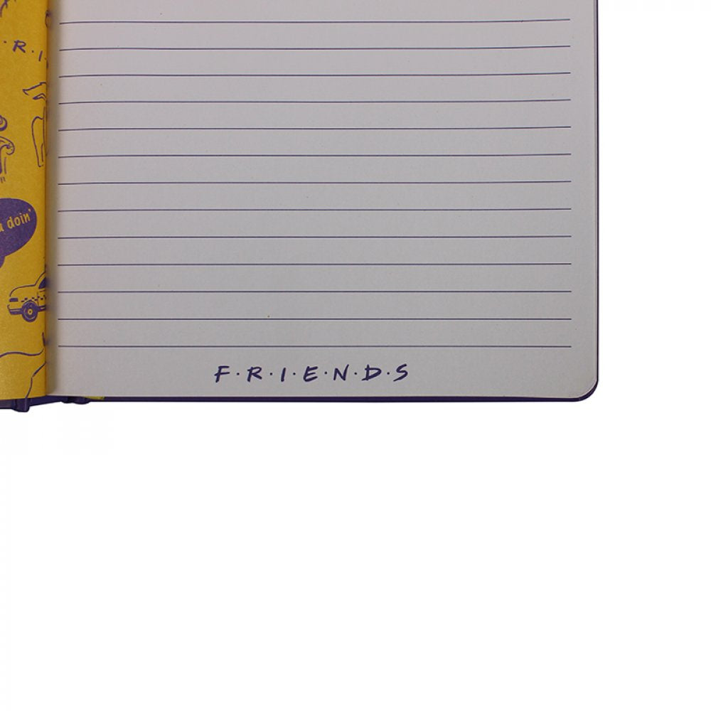 Half Moon Bay F.R.I.E.N.D.S. The One With The… Design Warner Bros. Licensed Purple 240 pages A5 Hardcover Notebook