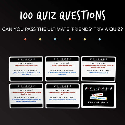 F.R.I.E.N.D.S. 50 pieces Trivia Quiz Cards