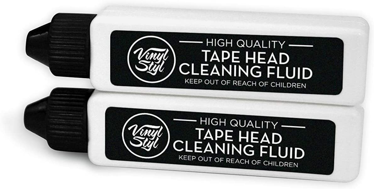 منظف ​​ومزيل مغناطيسية رؤوس أشرطة الكاسيت الصوتية من فينيل ستايل