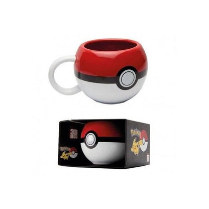 Pokemon Pokeball Licensed Multi-Color 320 ml Ceramic 3D Mug