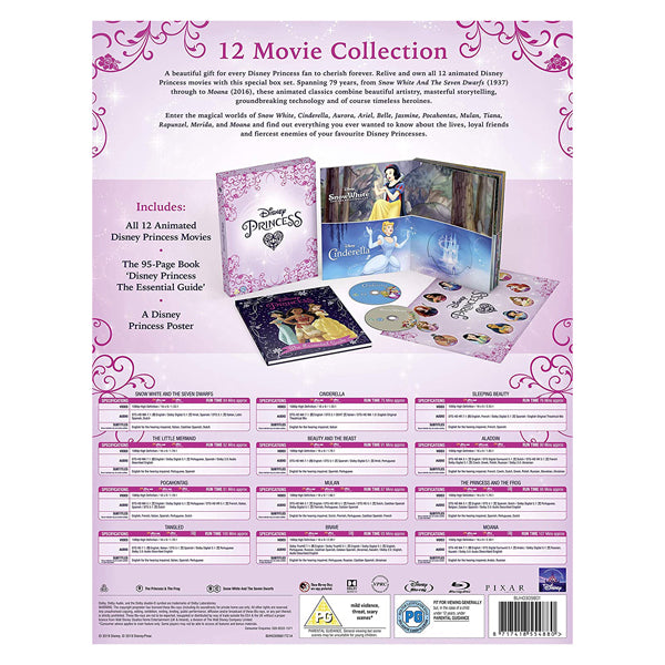 新品未開封Disney Princess 12 Movie Collection Disney Princess 12 Movie Collection Blu-ray Box Set – cavo.ae