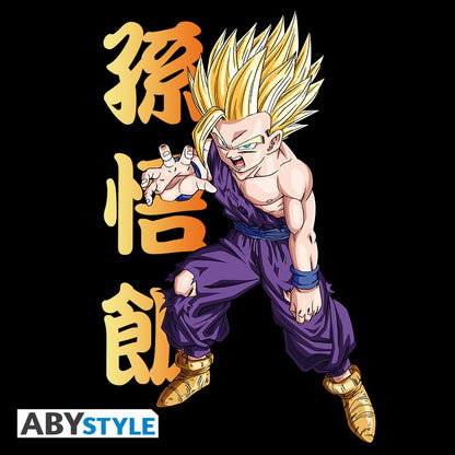 دراغون بول - تيشيرت "DBZ/ غوهان" رجالي أسود بأكمام قصيرة - تصميم جديد