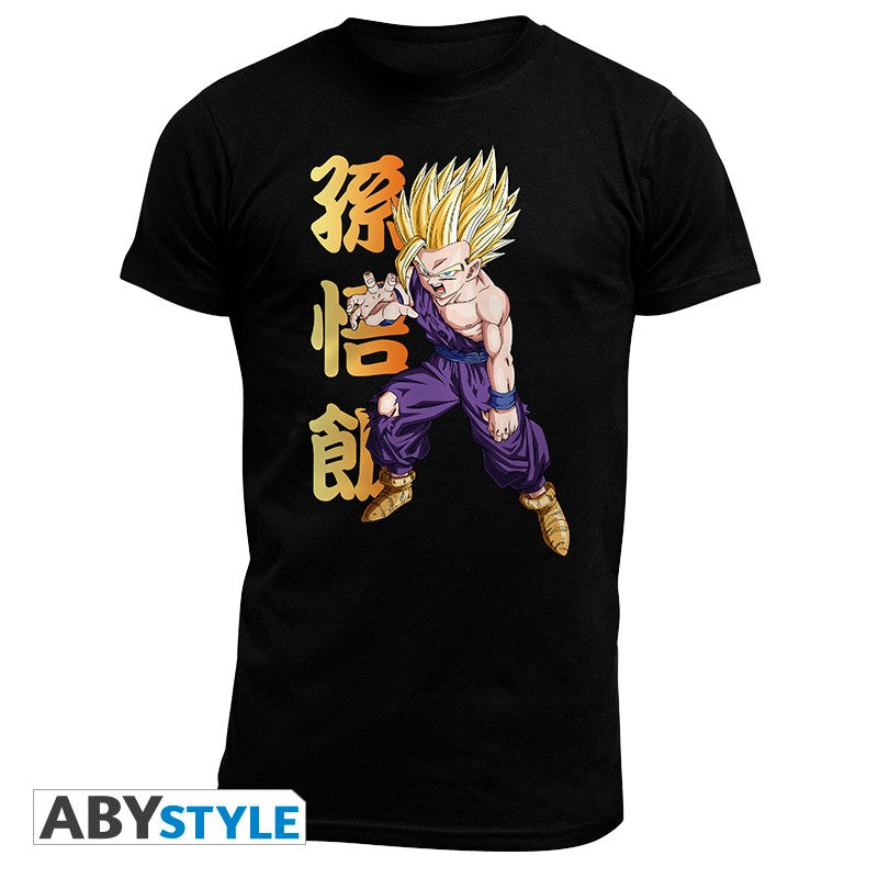 دراغون بول - تيشيرت "DBZ/ غوهان" رجالي أسود بأكمام قصيرة - تصميم جديد