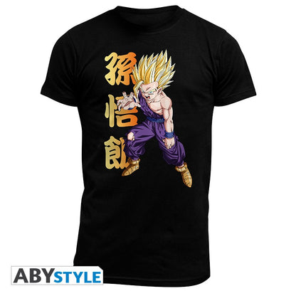 دراغون بول - تيشيرت "DBZ/ غوهان" رجالي أسود بأكمام قصيرة - تصميم جديد