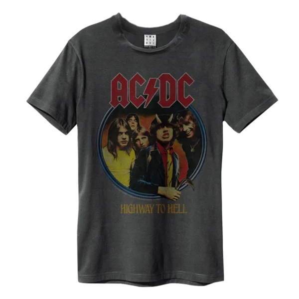 AC/DC - AC/DC Highway To Hell Amplified Vintage Charcoal - T Shirt. Now available online in UAE