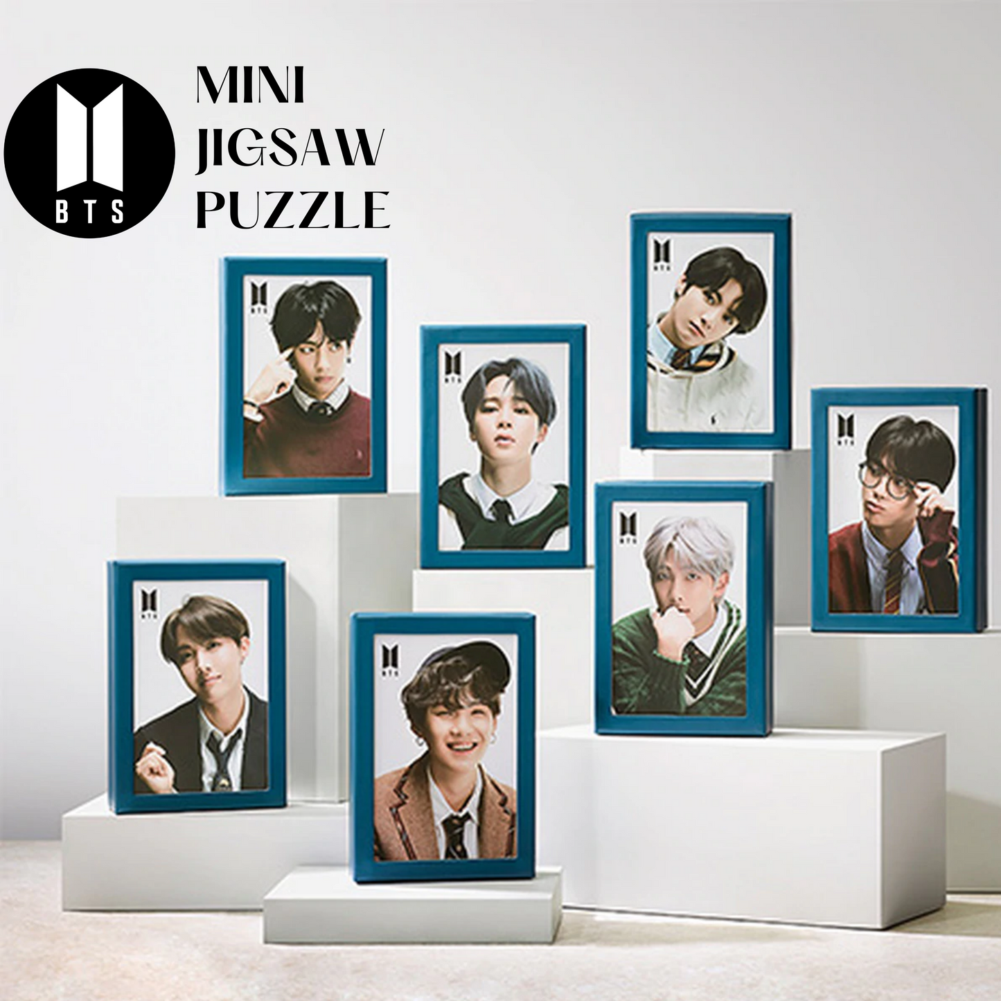 BTS Mini Jigsaw Puzzle & Frame UAE