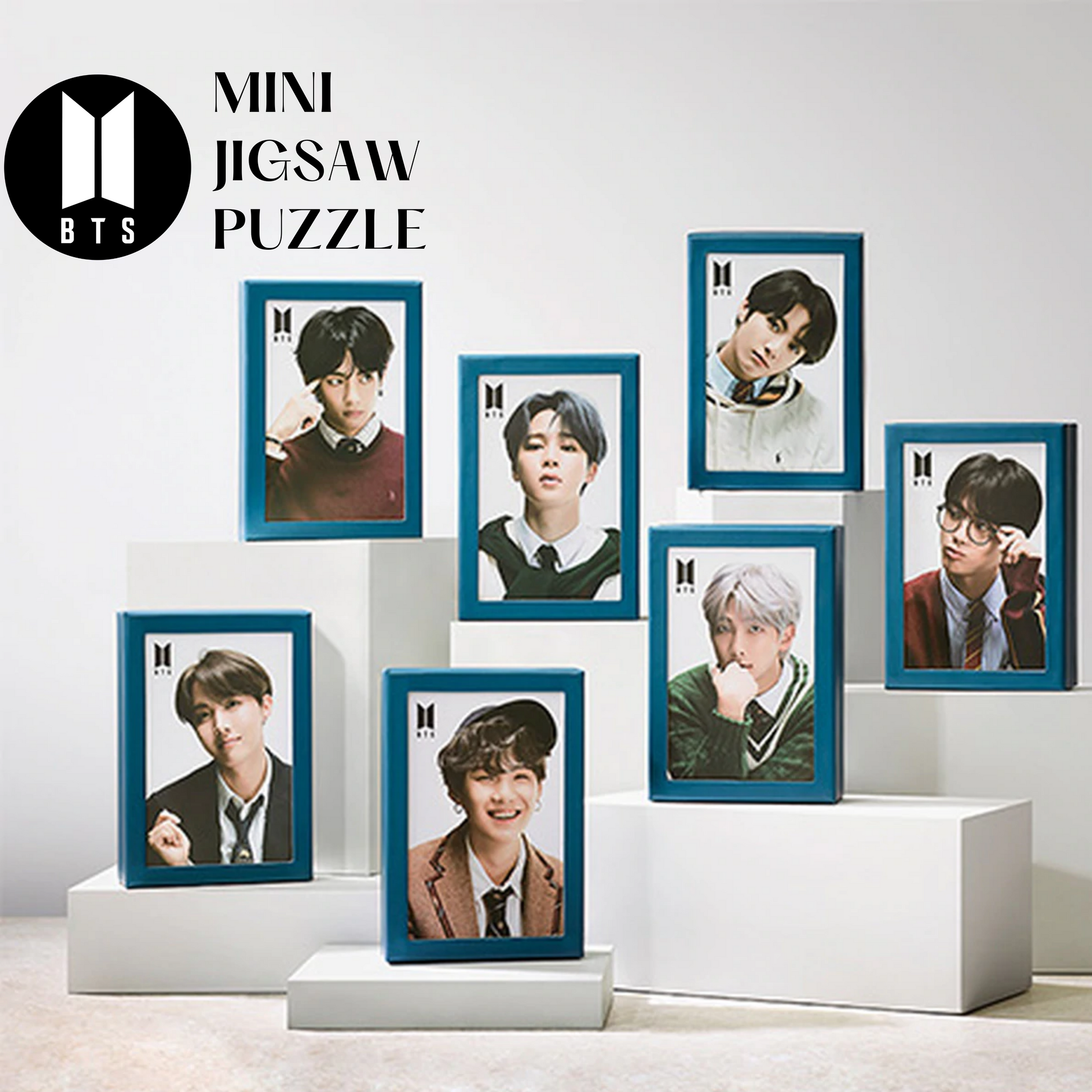 BTS Mini Jigsaw Puzzle & Frame UAE