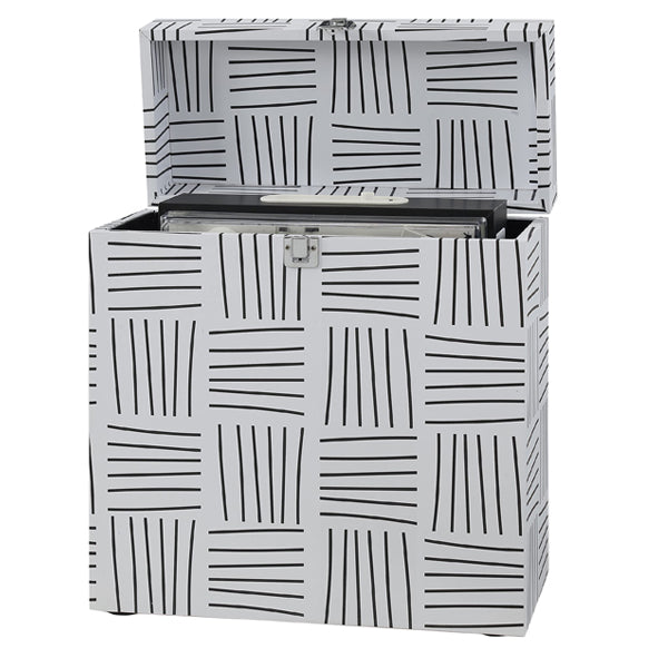 Crosley FUSION Turntable and Carrying Case - Black & White