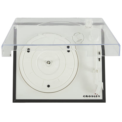 Crosley FUSION Turntable and Carrying Case - Black & White