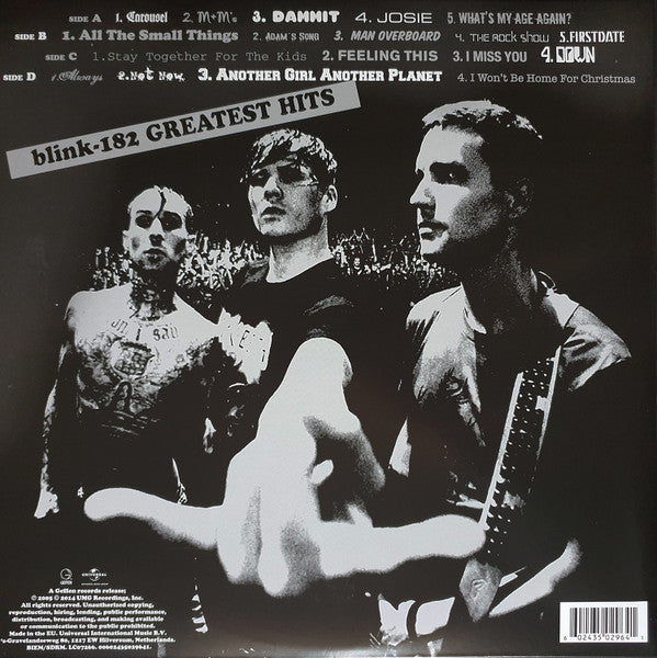Blink 182 - Greatest Hits - 2LP. Shop now online in UAE