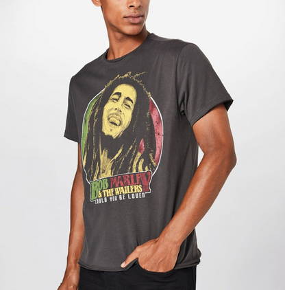 Bob Marley - Could You Be Loved Amplified Vintage Charcoal - T-Shirt