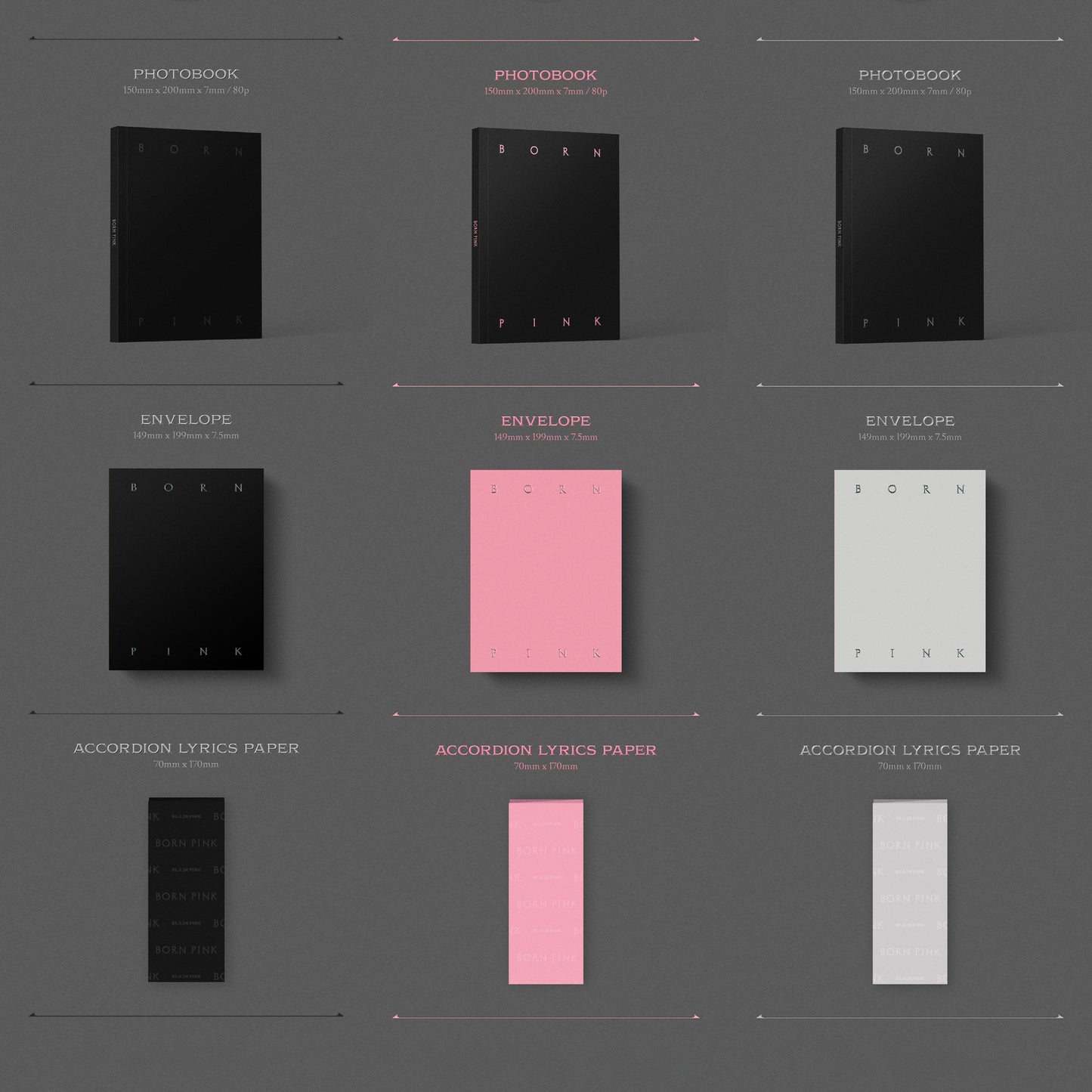 Buy BLACKPINK - BORN PINK - K-Pop CD with Photobook, Selfie Photocard. now