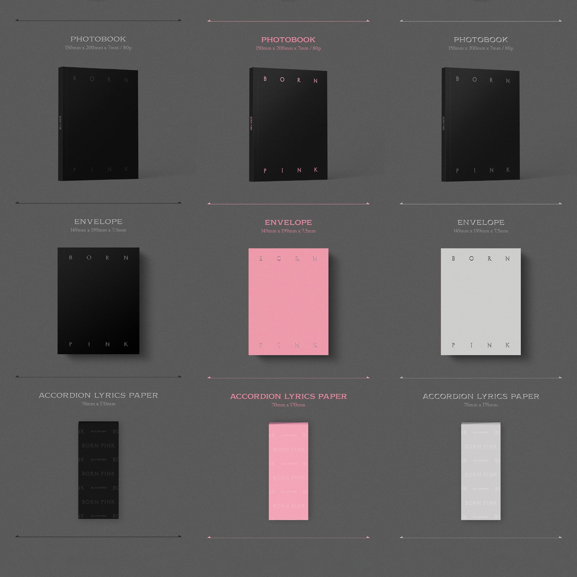 Buy BLACKPINK - BORN PINK - K-Pop CD with Photobook, Selfie Photocard. now