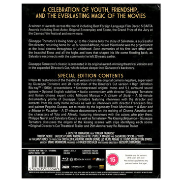 سينما باراديسو فيلم لجوزيبي تورناتور - بلو راي