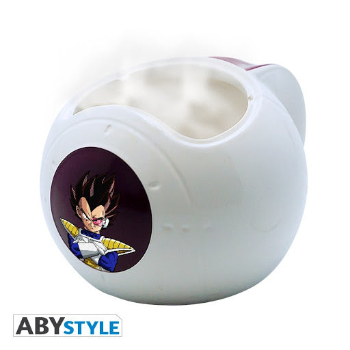 Vegeta Spaceship DRAGON BALL Z Licensed Heat Change 500ml Ceramic 3D Mug
