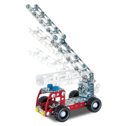 eitech Firetruck Junior Construction Set 180 Pieces Metal Building Toy Kit