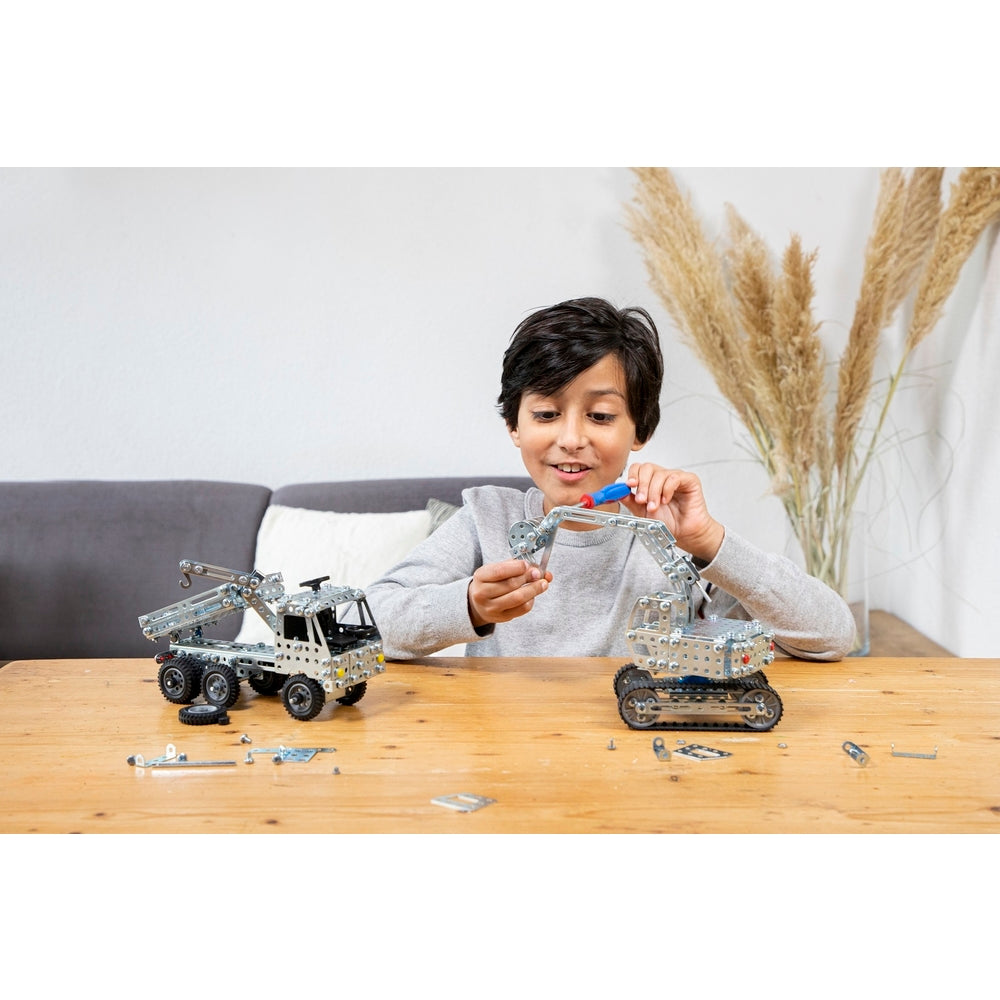 eitech Firetruck Junior Construction Set 180 Pieces Metal Building Toy Kit