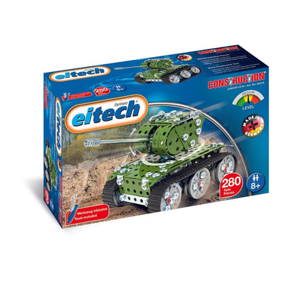 eitech Classic Tank I Construction Set 280 Pieces Metal Building Toys Kit