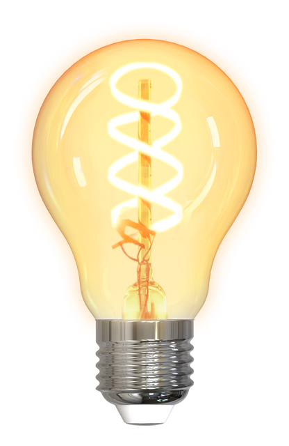 مصباح ذكي من دلتاكو للمنزل الذكي بتقنية LED طراز SH-LFE27A60S، قاعدة A60، E27، 5.5 واط، مزود بتقنية واي فاي بتردد 2 جيجاهرتز، لون أبيض CCT