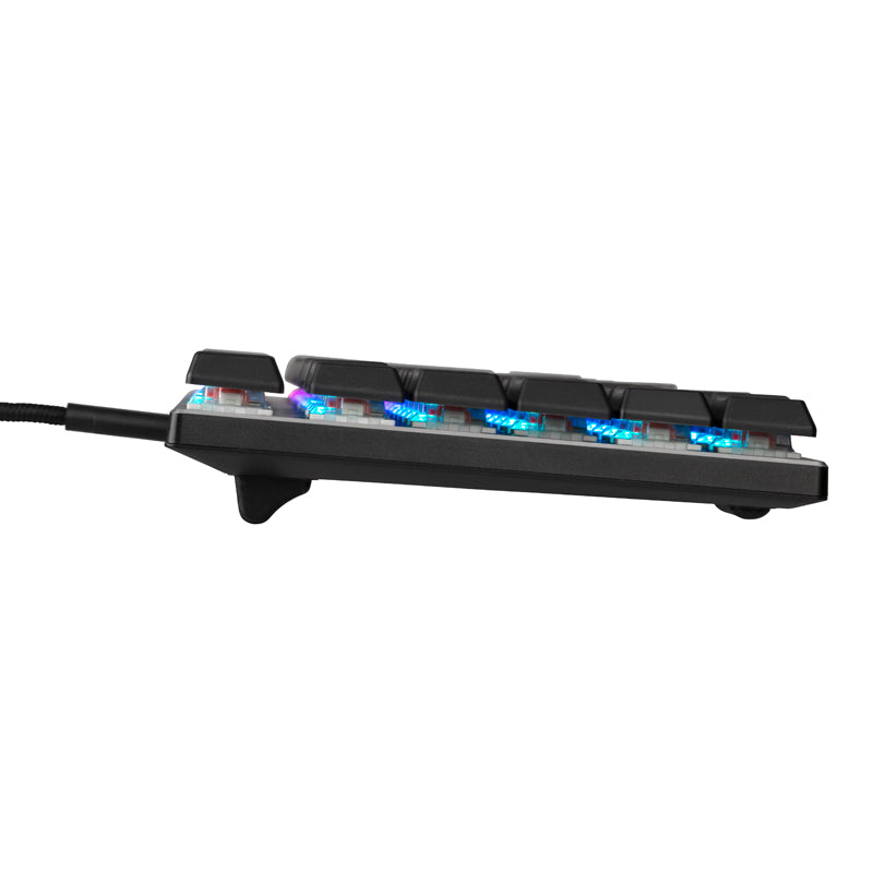 Deltaco Gaming GAM-111B-UK Low-Profile Mechanical RGB Outemu Brown Switches TKL Size UK Layout Anti-Ghosting (N-Key rollover) Black Gaming Keyboard