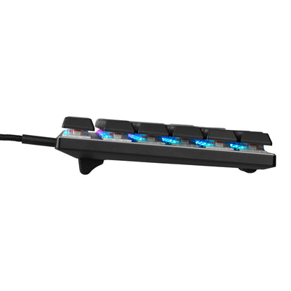 Deltaco Gaming GAM-111B-UK Low-Profile Mechanical RGB Outemu Brown Switches TKL Size UK Layout Anti-Ghosting (N-Key rollover) Black Gaming Keyboard