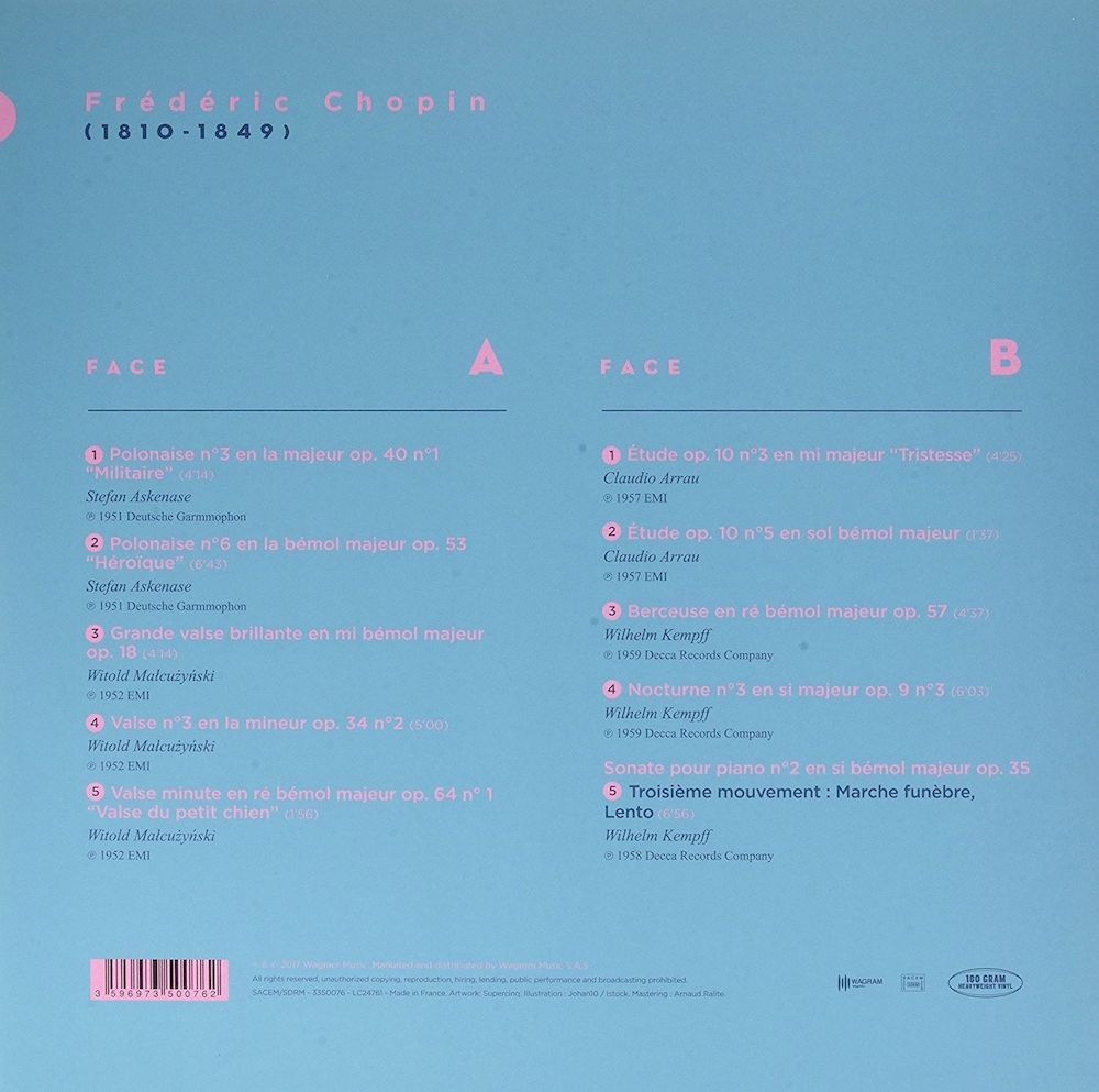 Frédéric Chopin  best vinyl for all time