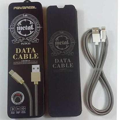 Pavareal - Metal Data Cable DC35 | Mobile Accessories Dubai