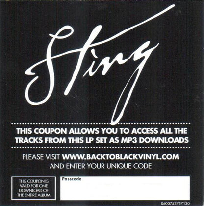Sting -The Studio Collection - Volume II - LP