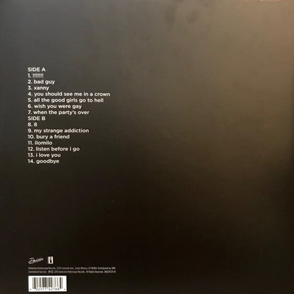 بيلي إيليش - عندما ننام جميعًا. إلى أين نذهب؟ (فينيل أصفر باهت) - ألبوم