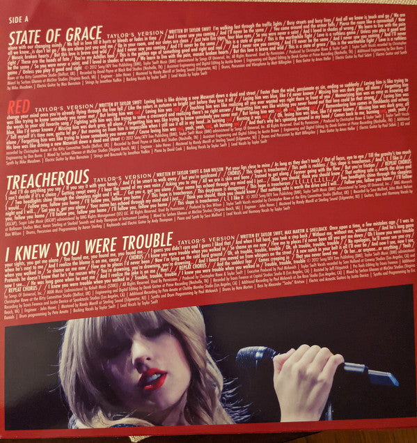 Taylor Swift -  Red - Taylor's Version (Limited Edition Red Vinyl) - 4LP