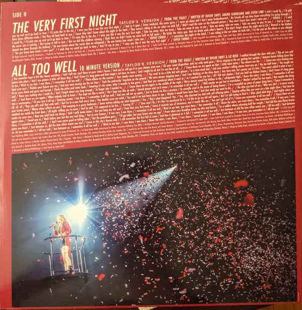 Taylor Swift -  Red - Taylor's Version (Limited Edition Red Vinyl) - 4LP