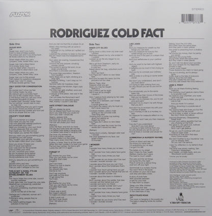 Rodriguez - Cold Fact (Limited Edition) - LP