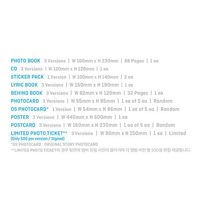 TXT (تومورو × معًا) فصل الفوضى: تجميد - قرص مضغوط