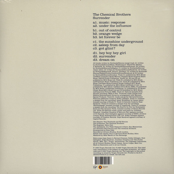 The Chemical Brothers - Surrender - 2LP