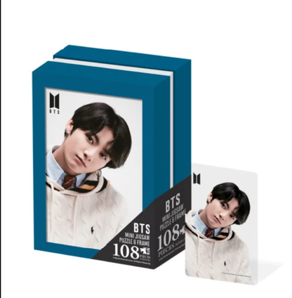 أحجية الصور المقطوعة الصغيرة لفرقة BTS وإطارها