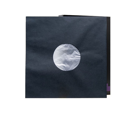 Audio Anatomy - 25 BLACK LP - 12 Inch Inner Sleeves Audiophile DeLuxe Poly-Lined double center hole