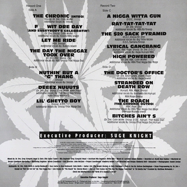 Dr Dre - The Chronic - 2LP