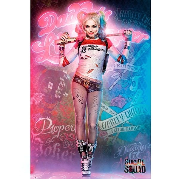 ملصق - دي سي كوميكس - هارلي كوين فرقة الانتحار (91.5 × 61)