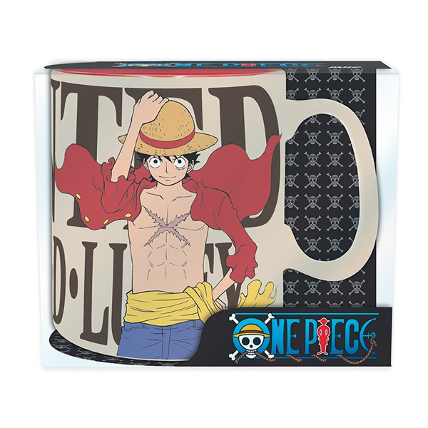 Mug - ONE PIECE - 460 ml - Luffy & Wanted