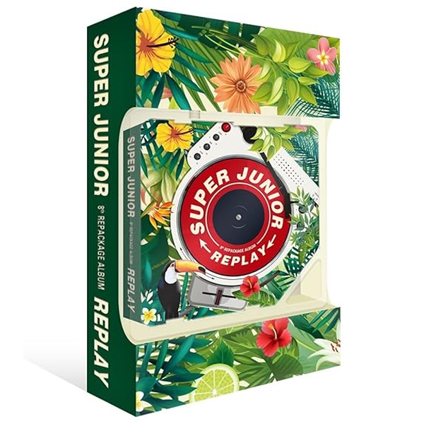 SUPER JUNIOR - VOL.8 REPACKAGE [REPLAY] - KIHNO ALBUM