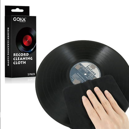 GK-R05 - MICROFIBER RECORD CLEANING CLOTH 5 PACK