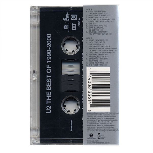 U2 - The Best Of 1990-2000 - K7