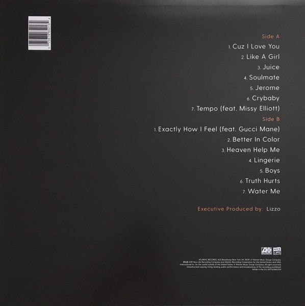 Lizzo - Cuz I Love You - LP