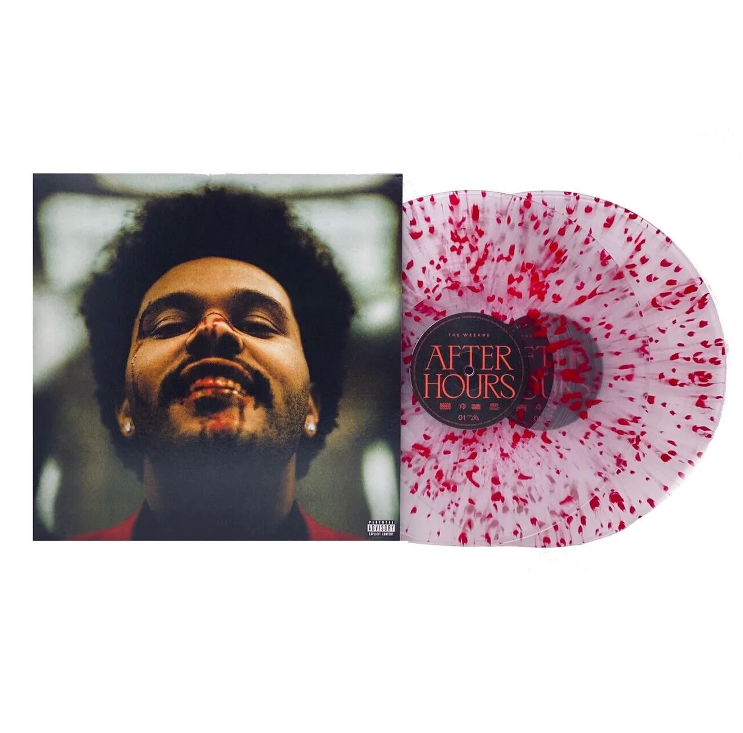 The Weeknd - After Hours - Clear w/Blood Splatter - 2LP