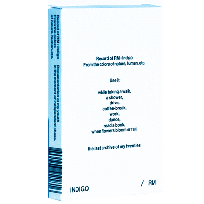 RM Solo Album - Indigo Postcard Edition (Smart Album)