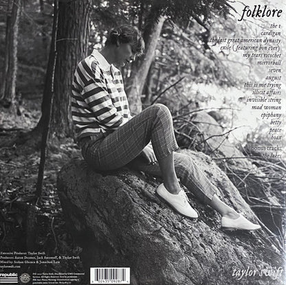 تايلور سويفت - فولكلور (إصدار محدود من الفينيل الأحمر "قابلني خلف المركز التجاري") - ألبوم مزدوج