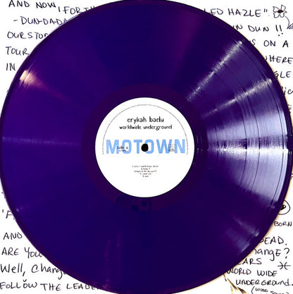 Erykah Badu - Worldwide Underground (Coloured Vinyl) - LP